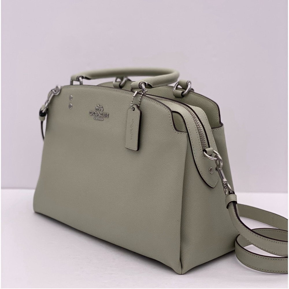 Coach Lillie Carryall satchel bag Crossbody Pale Green - Picture 4 of 16